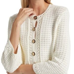 BA&SH 
Gysele Knit Dress - Off White Like new (Only worn once)